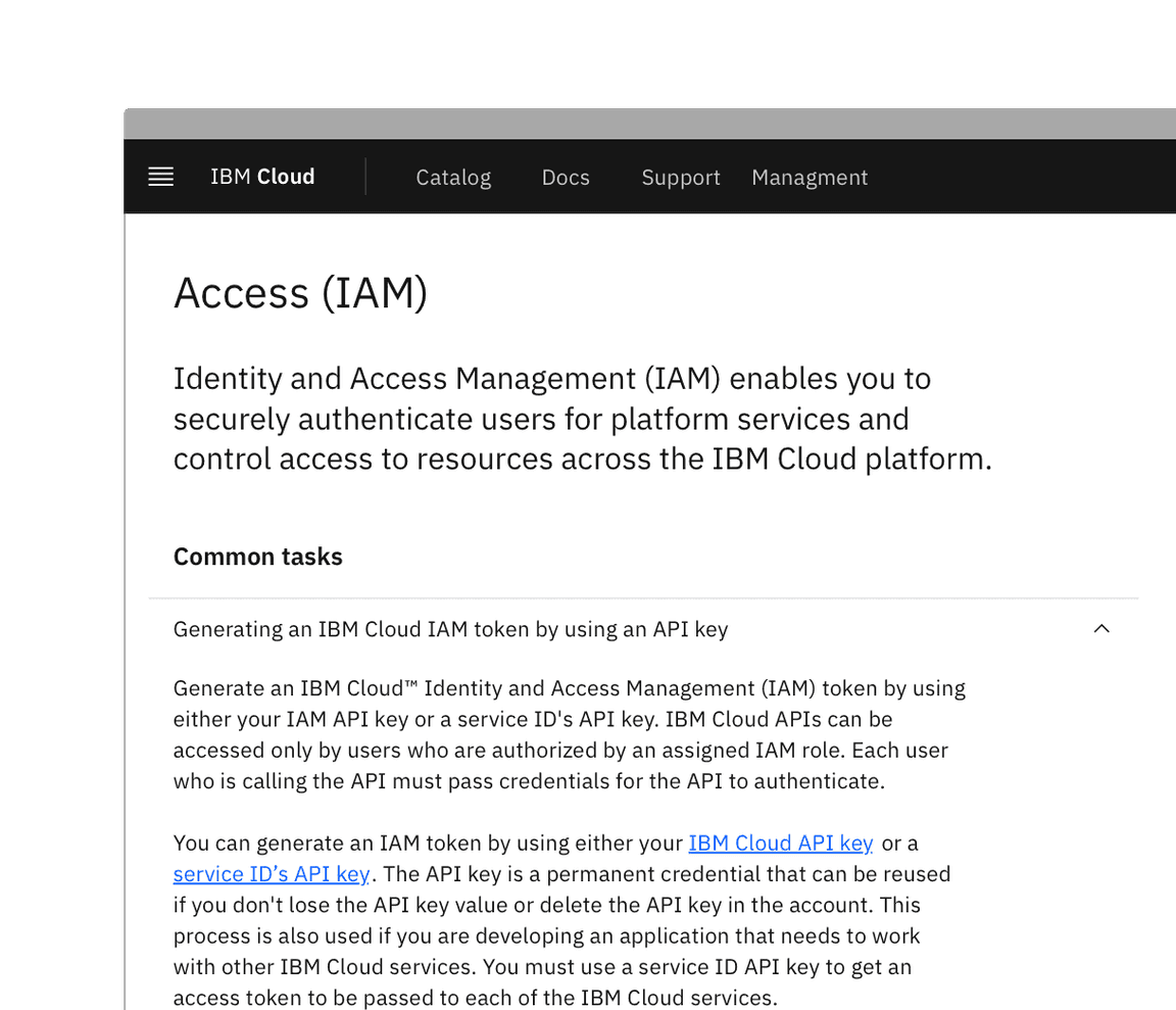 Example shows inline links for email