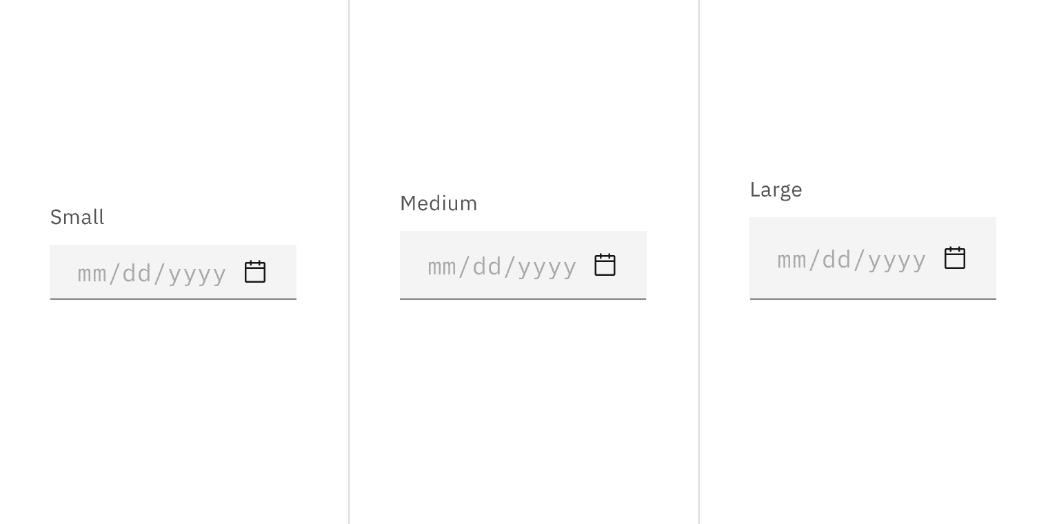 Default input size example