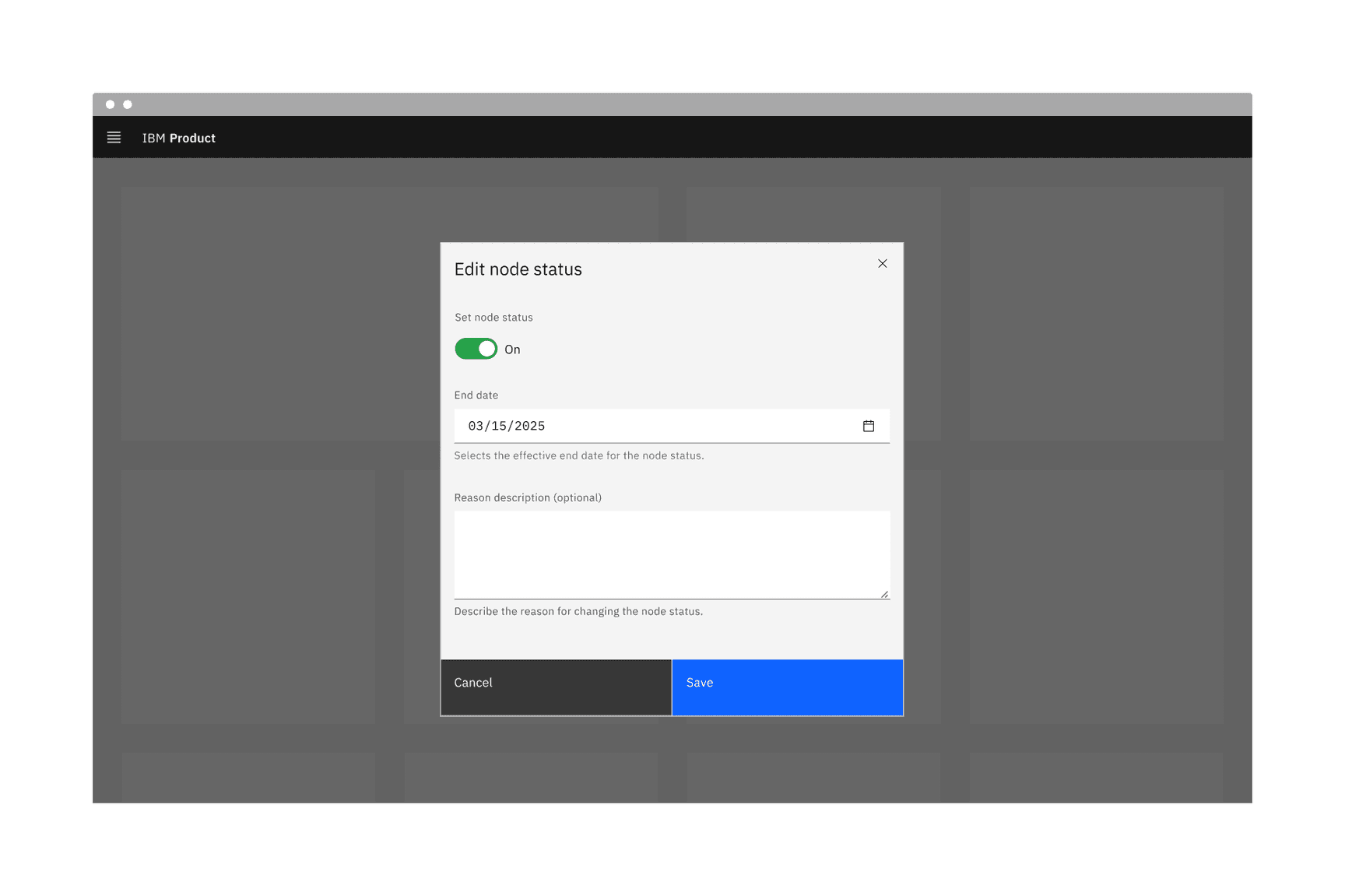 modal dialog example