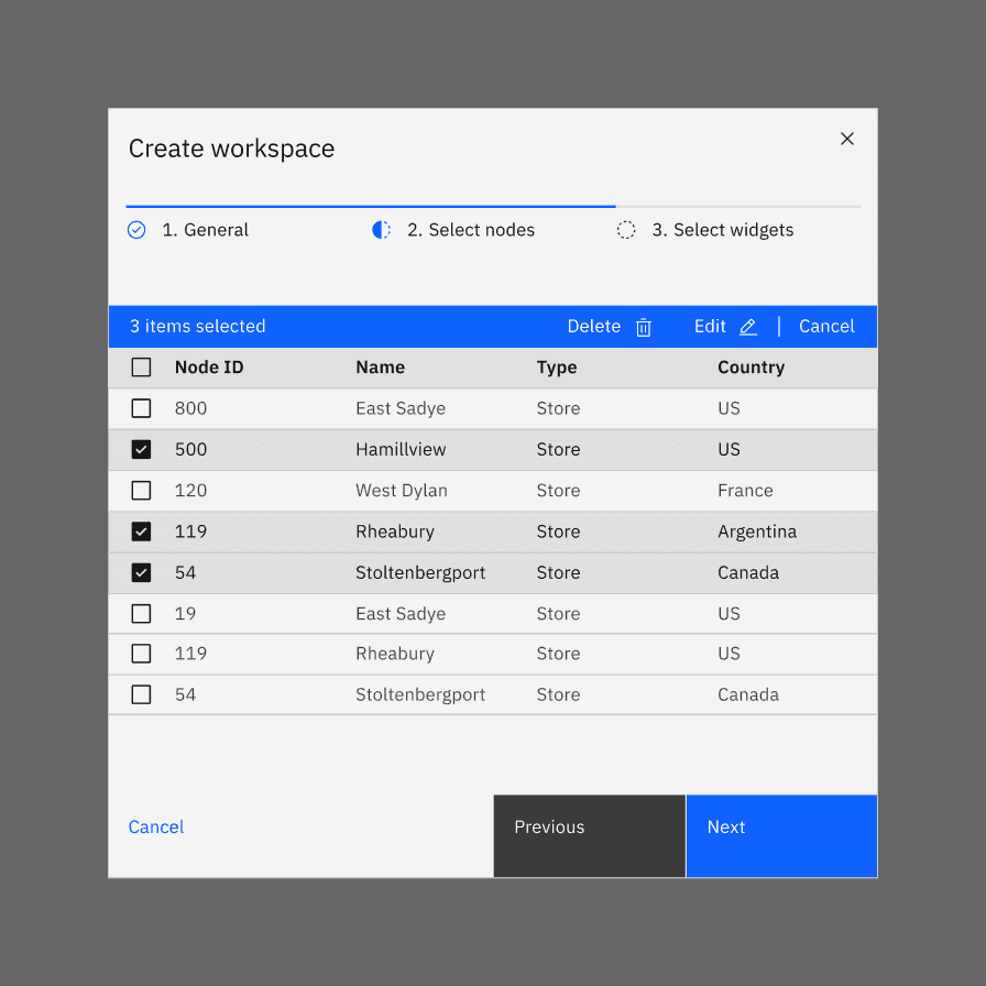 Don’t include complex interactions in data tables that are not necessary to complete the task at hand.