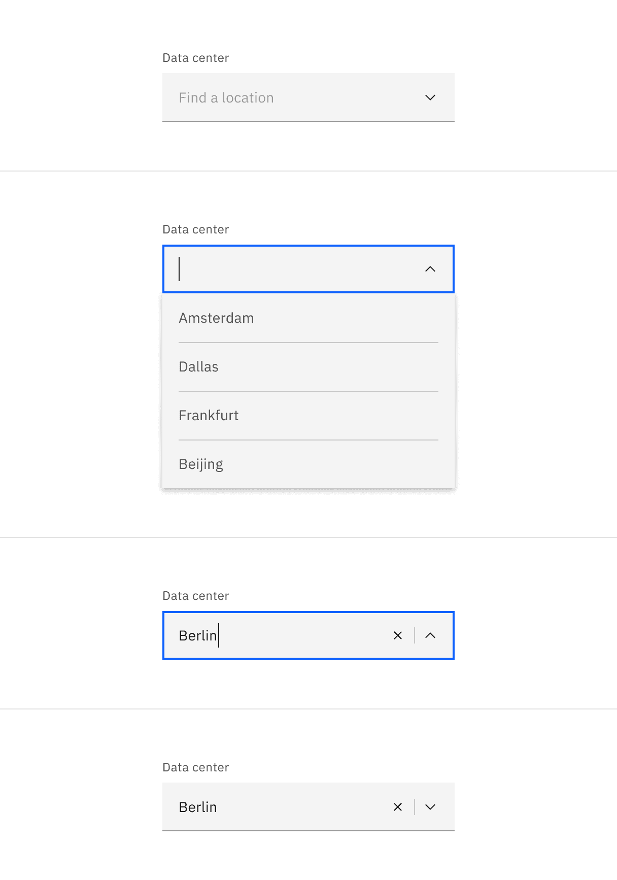 Entering a custom value in a default combo box.