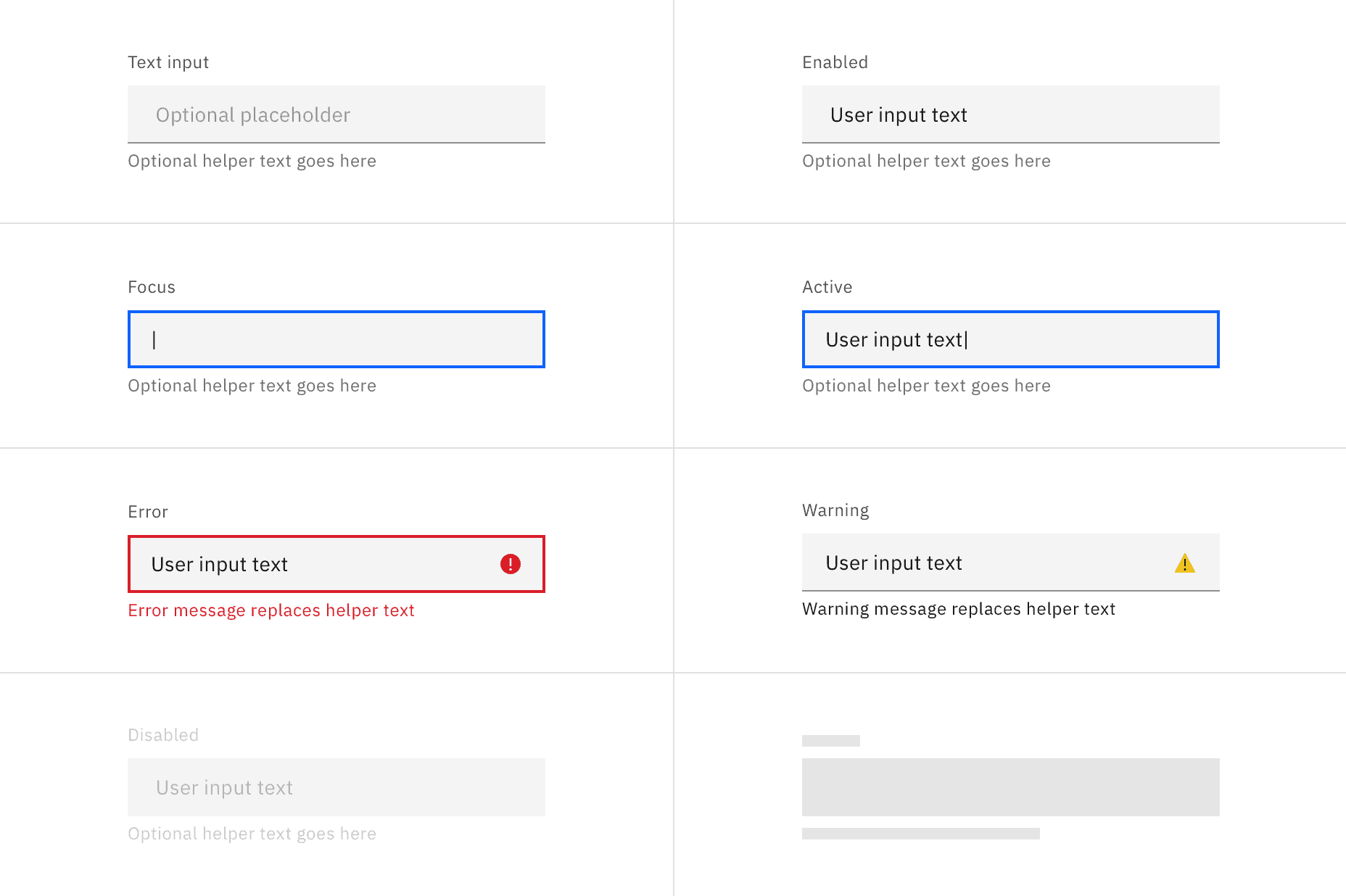 Examples of default input states