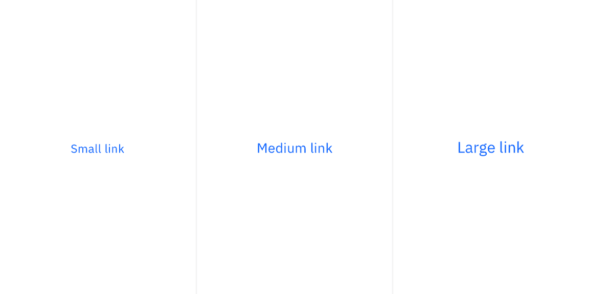 Link typography