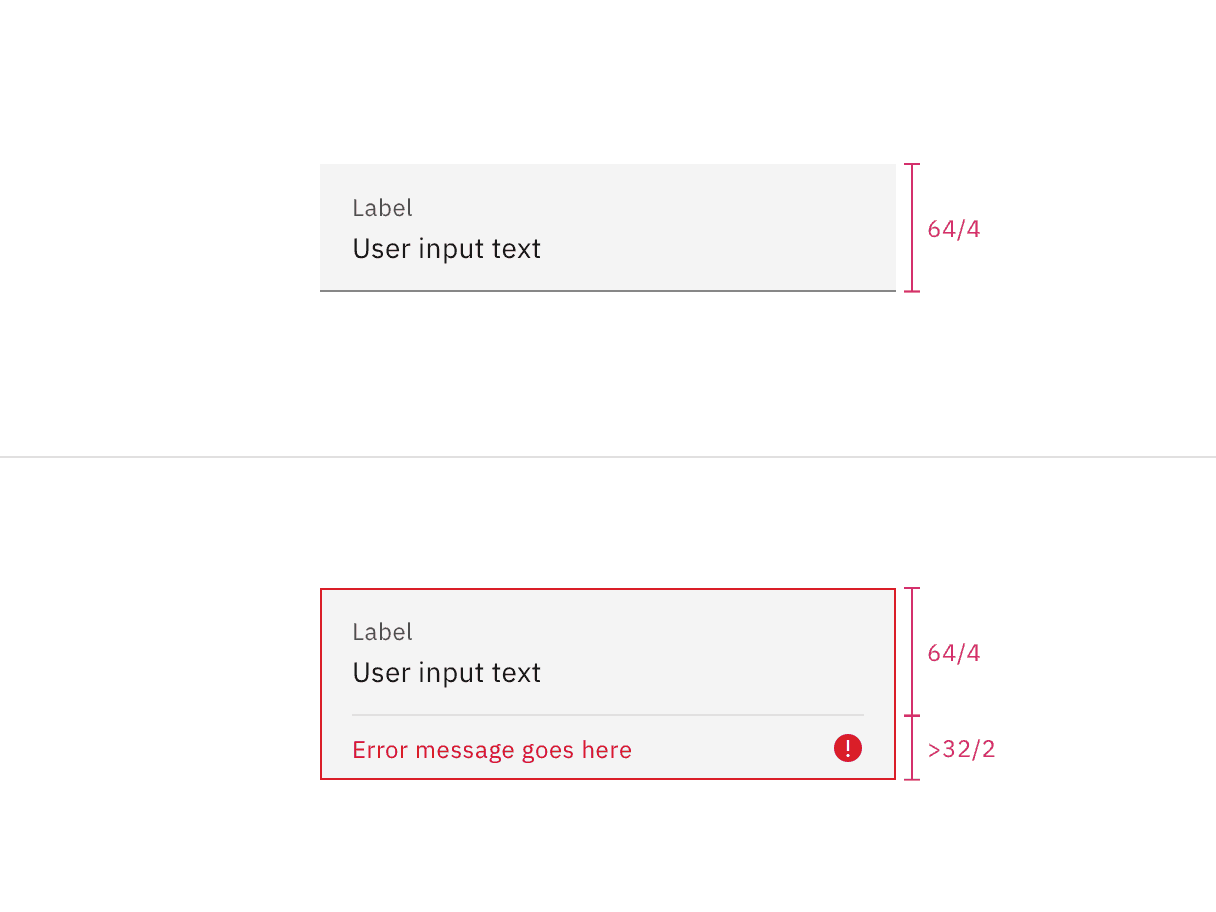 Fluid text input heights