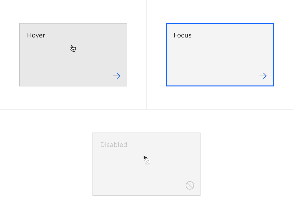 Clickable tile interactive color with the feature flag enabled