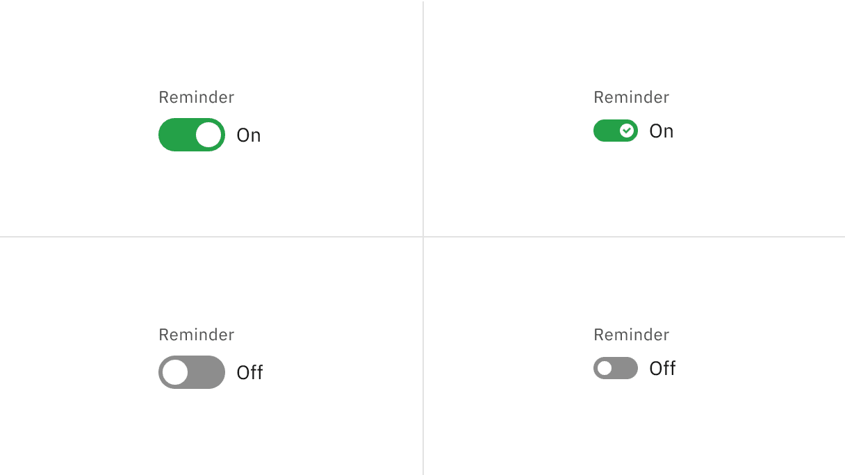 Toggle color with feature flag enabled