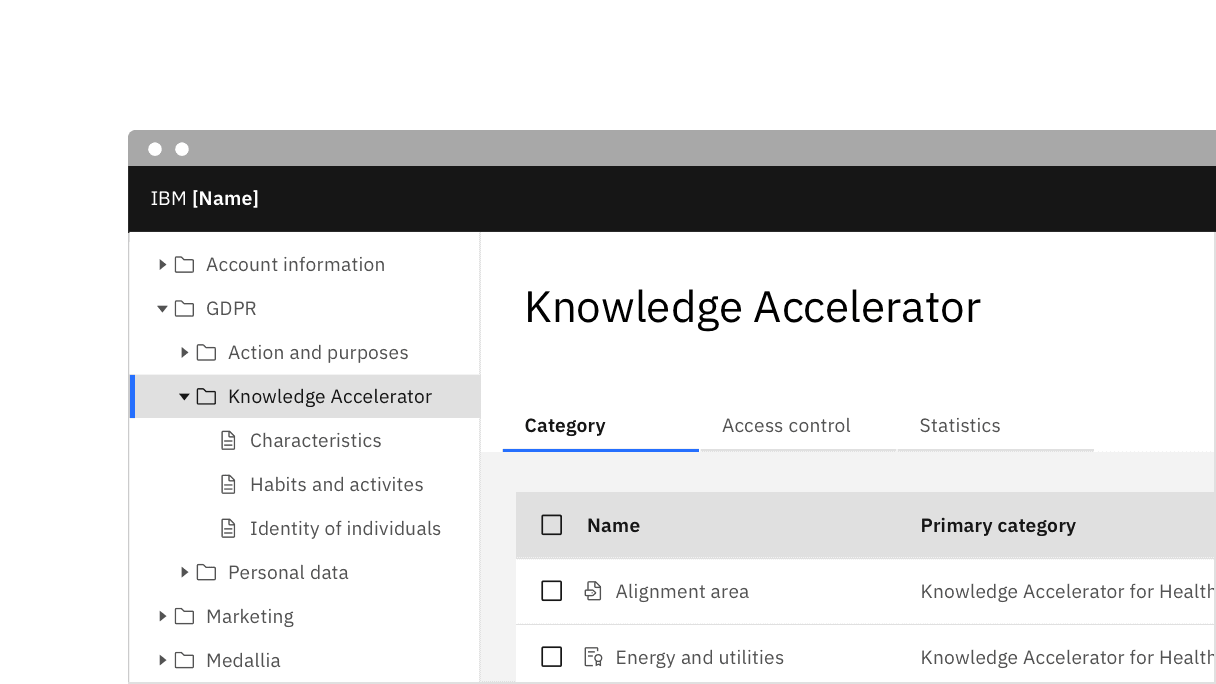 Example showing click target areas for selecting a node