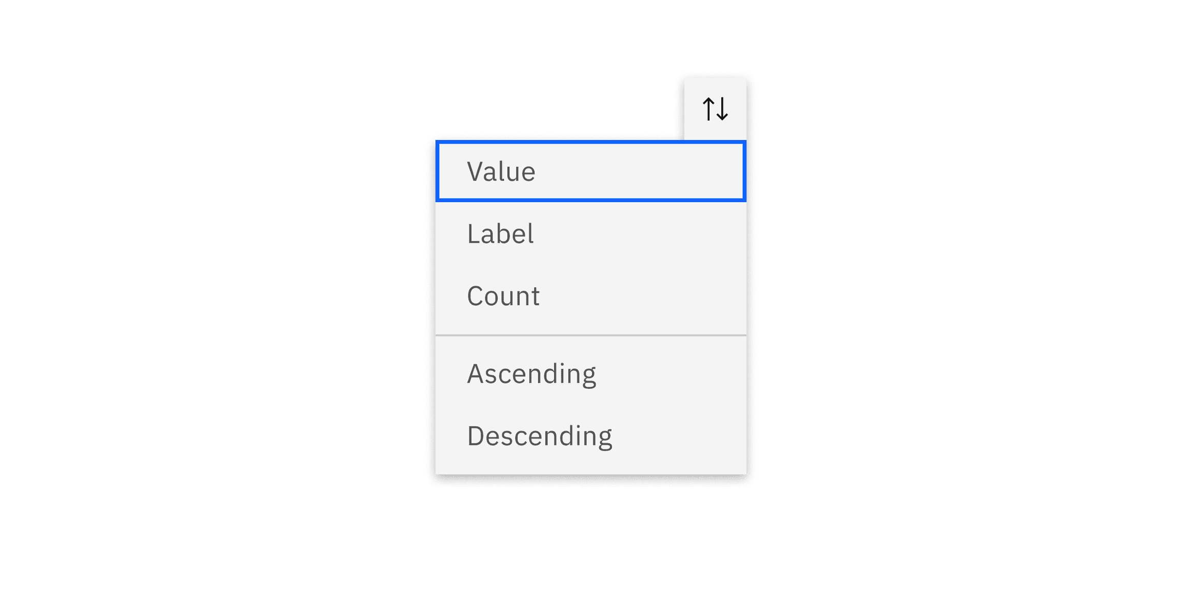 An example of another overflow menu icon