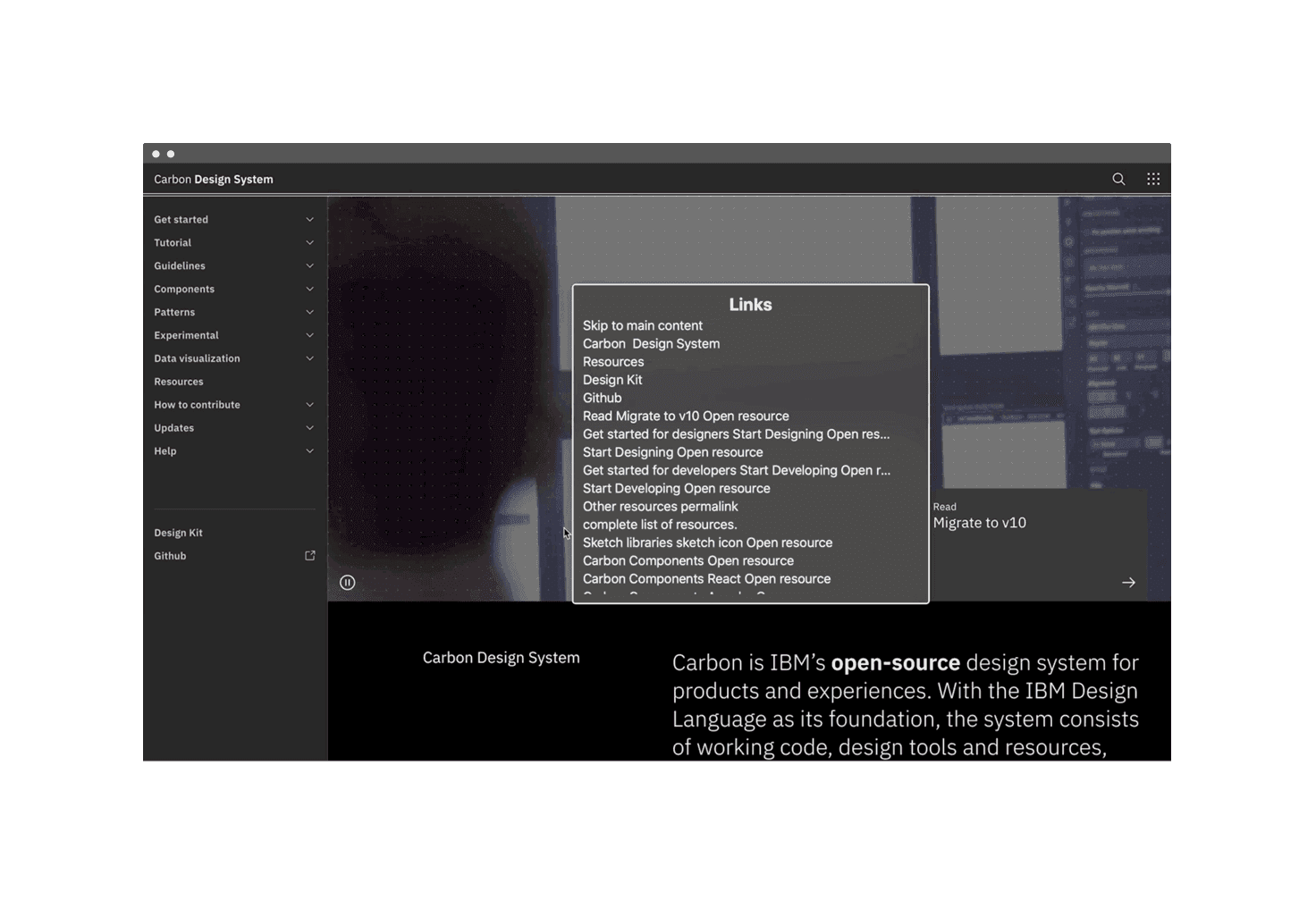 Screenshot of a rotor in action